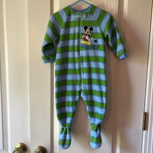 H16 Disney blue and green onesie